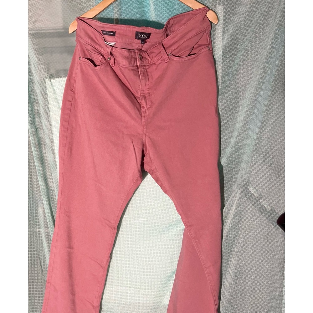NYDJ Straight Leg Pants in Dusty Rose